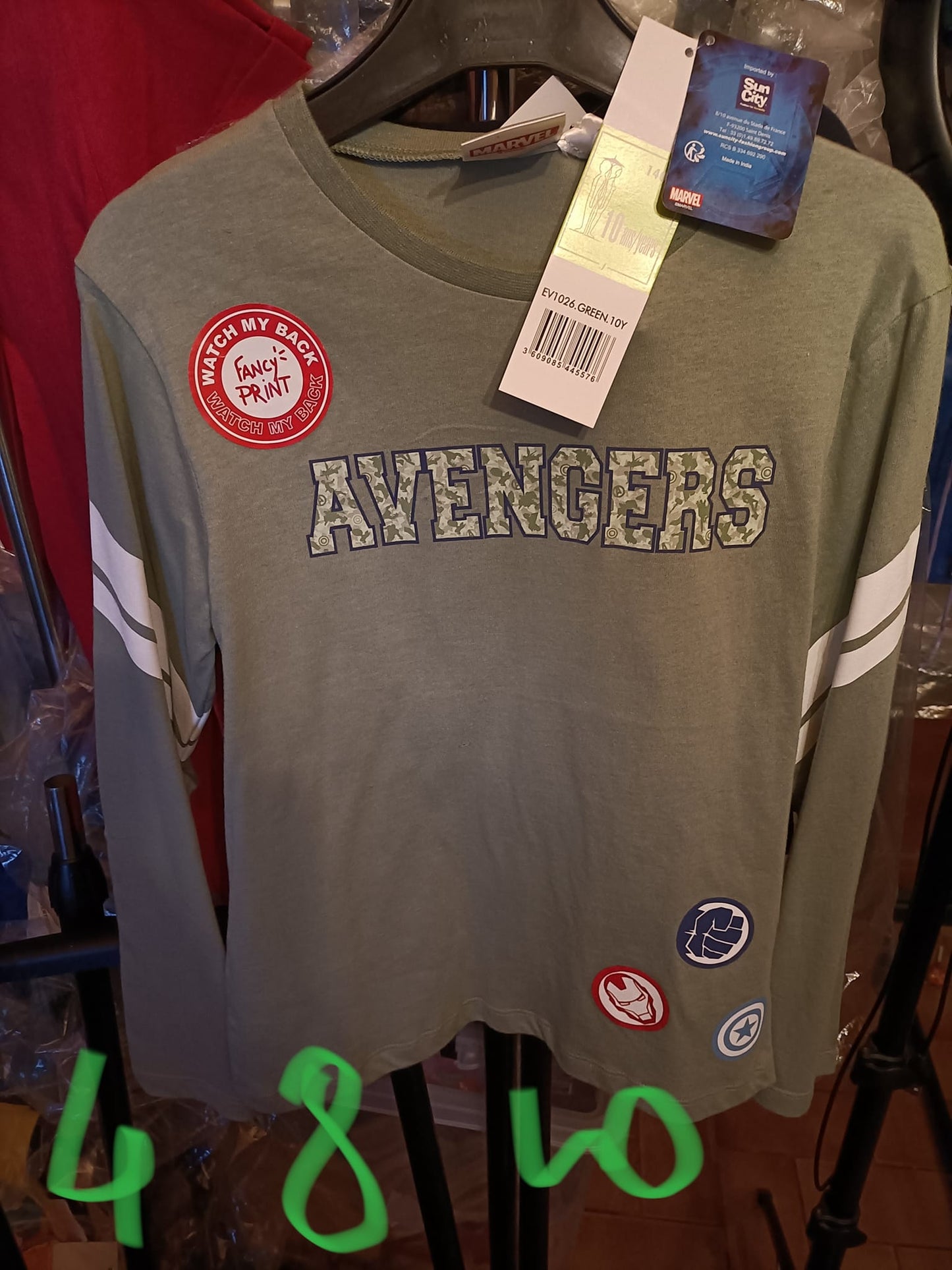 tee-shirt ML avengers