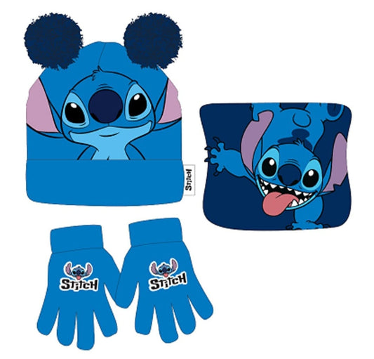 bonnet gants cache cou stitch